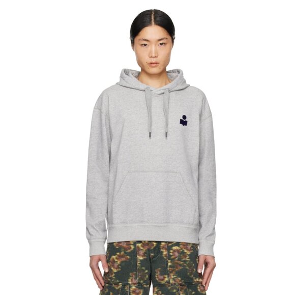 Isabel Marant Tops - ISABEL MARANT GRAY MATTE HOODIE SIZE SMALL